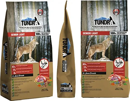 Tundra Hundefutter Senior/Light - getreidefrei (750 g)