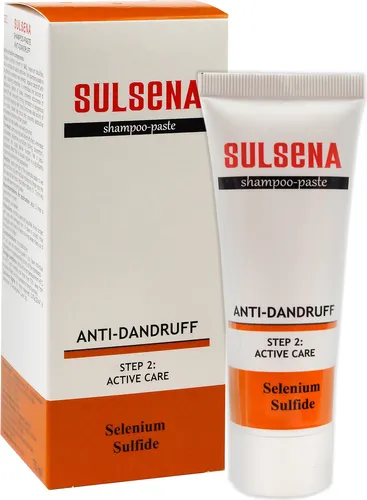 SULSENA Shampoo Paste Anti-Schuppen-Shampoo 75ml - Shampoo für alle Haartypen, das effektiv Schuppen bekämpft und die Kopfhaut beruhigt. Die 2-in-1-Formel reinigt sanft und nährt, ideal für die regelmäßige Anwendung.