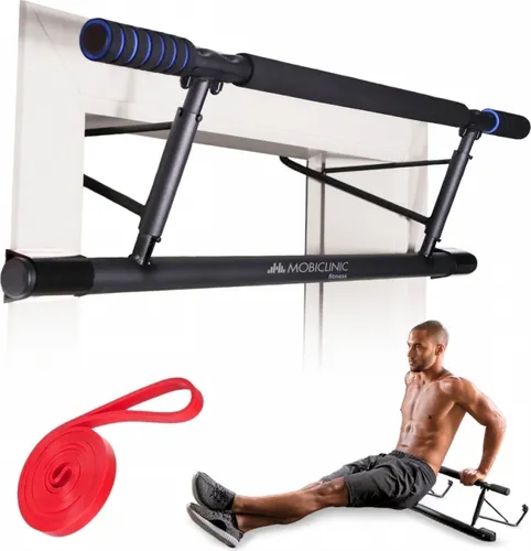 Mobiclinic Klimmzugstange Türrahmen Werkzeuglos K5 Max. 200 kg Mit Elastischen Heimtraining Einfache Lagerung
