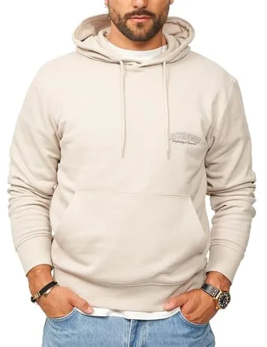 Jack & Jones Hoodie Kapuzenpullover - Herren-Sweatshirts im Regular Fit mit Logopatch, aus pflegeleichter Sweatware, ideal für lässige Outfits und jeden Tag.