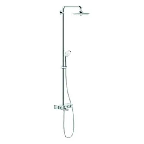 Grohe Euphoria SmartControl 260 Mono Duschsystem - Brausen mit intuitiver Steuerung, bietet ein luxuriöses Duscherlebnis und präzise Wassertemperaturkontrolle.