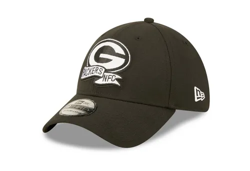 New Era Flex Cap 39Thirty SIDELINE 2022 Green Bay Packers - Offizielle NFL SIDELINE 39Thirty Stretch Cap für Fans. Schicke BLACK EDITION mit gesticktem Team-Logo und dehnbarem Design für optimalen Tragekomfort.