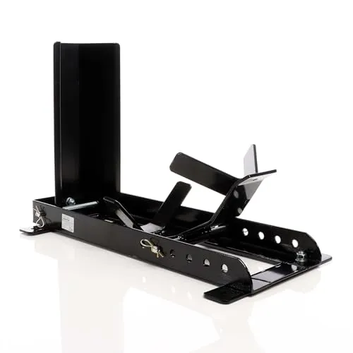 XPOtool Motorradständer bis 680kg - Einstellbare Motorradwippe aus Stahl - Montageständer für Vorder- und Hinterrad, ideal für Reparaturen und Wartungsarbeiten mit einer Tragfähigkeit von bis zu 680 kg und innovativem Wippmechanismus.