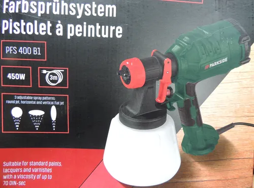 Parkside Farbsprühsystem »PFS 400 B1« – Flexibel mit 4 Düsen