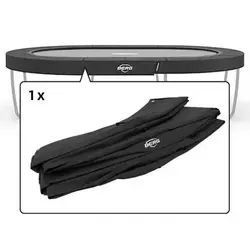 BERG Trampolin-Randabdeckung 350 cm oval grau - Grand Champion Regular - Schutzrand für Trampolinsicherheit, passend für 350 cm ovale Trampoline. Langlebig und robust, ideal für den regelmäßigen Gebrauch.