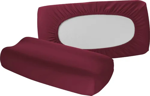 fleuresse Kissenbezug Vital Comfort, 2er Set, 40x60 cm in lila von fleuresse