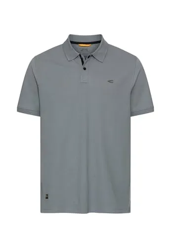 camel active Poloshirt mit Kontrastdetails in Sturmblau