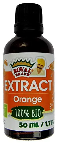 Bio-Orangenextrakt in einer Glasflasche für bessere Qualität, zertifiziert