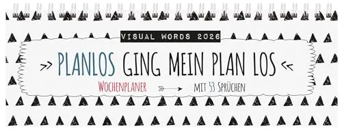 Korsch Tischkalender 311226, Visual Words, 2026 von Korsch Verlag