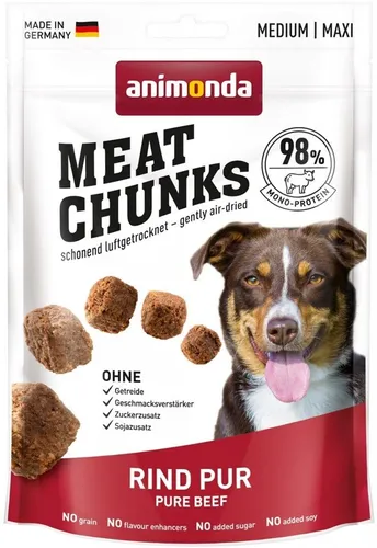 ANIMONDA Meat Chunks Beef - leckerli für hunde - 60g animonda 4017721829328