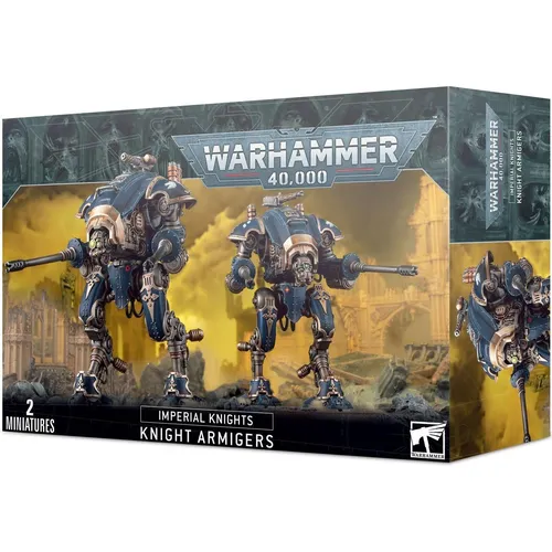 Games Workshop Knight Armigers - Individuell anpassbare Kriegsmaschinen - Tabletop Spiele: Armiger Helverins bieten tödliche Nahkampfunterstützung und sind individuell anpassbar mit verschiedenen Waffen und Posen für ein einzigartiges Malprojekt.