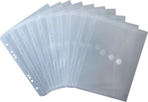 Dokumententasche Sammelmappe Aufbewahrungstasche Mappe A5 PP neutral abheftbar