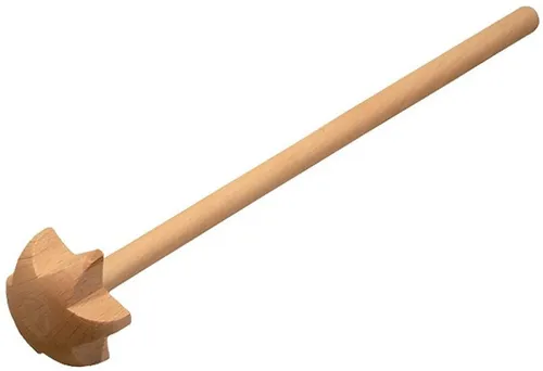 Quirl Handrührer Mixer Rührer Schaumschläger aus Buchenholz Holz 30 cm