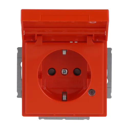 Busch-Jaeger SCHUKO Steckdosen-Einsatz 20 EUKNBL-14-82 in orange von Busch-Jaeger