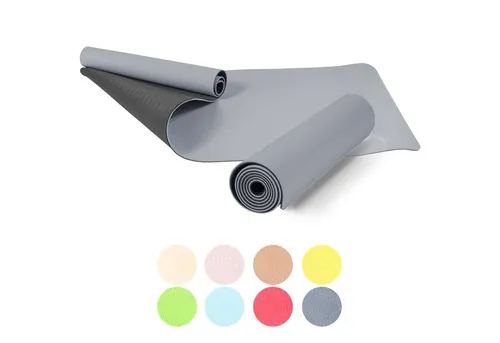 GORILLA SPORTS Yogamatte 180 x 60 x 0,6 cm, Rutschfest und Hautfreundlich, aus TPE, Farbwahl