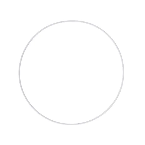 Rayher Metallring beschichtet weiß 2505200 von Rayher