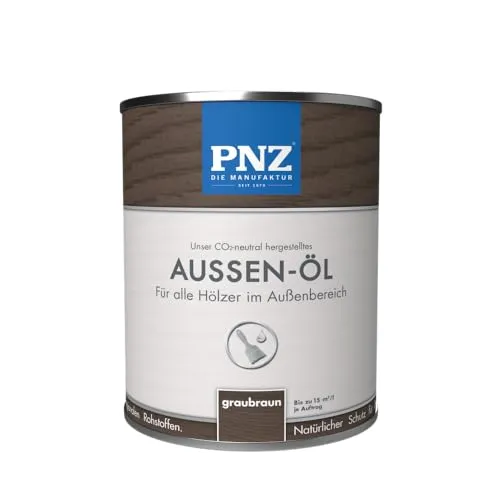 PNZ Außen-Öl (graubraun) 2,50 l