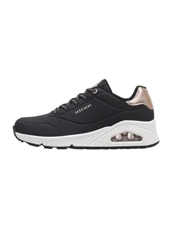 Skechers Damen Uno Shimmer Away Sneaker in gold von Skechers
