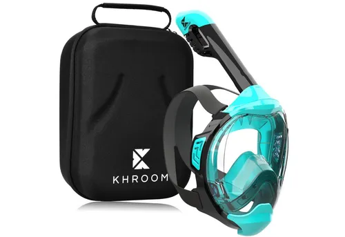Khroom Schnorchelmaske Seaview Y für Erwachsene & Kinder ab 3 Jahren - Die Seaview Y Schnorchelmaske bietet ein weites Sichtfeld und ein innovatives Easy-Breath-System für entspanntes Atmen. SGS-geprüft und CO2-sicher – ideal für unbeschwerten Schnorchelspaß für die ganze Familie.