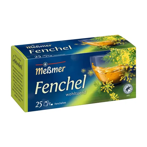 [Sale] Meßmer Kräutertee Fenchel (25 Beutel), 75 g (MHD: 13.11.25)