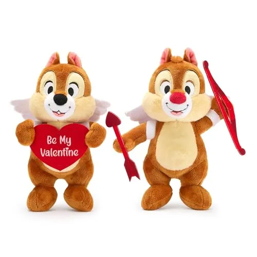 Disney Store Offiziell Chip n Dale Valentienstag Sweethearts 30cm Plüsch Toy Set