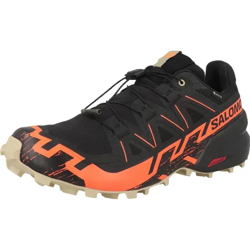 Salomon Herren Speedcross 6 GTX Schuhe - Größe 47, orange - Wasserdichte Trailrunningschuhe mit viel Dämpfung, maximalem Grip und perfekter Passform für optimale Performance im Gelände.