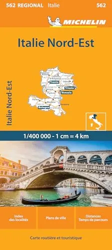 Italy North-East (562): Wegenkaart Schaal 1 : 400.000 (Michelin régional, 562, Band 562)