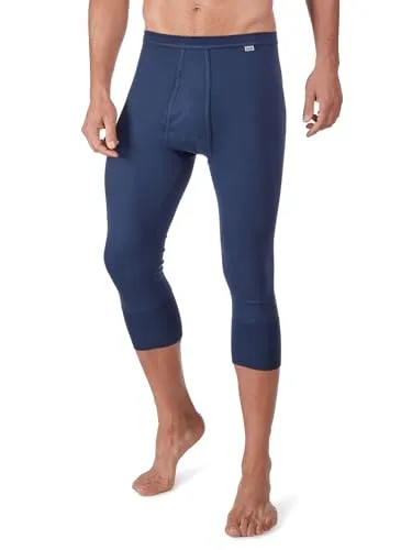 Huber Herren Pant 3/4 lang mit Eingriff Hipster, Blau (Marine 0386)