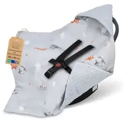 Totsy Baby Einschlagdecke 90x90 cm für Babyschalen von Totsy Baby