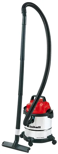 Einhell TC-VC 1812 S - 1.250 W Nass-Trockensauger mit 12 l Edelstahlbehälter, vielseitiges Zubehör und integrierte Blasfunktion für müheloses Reinigen