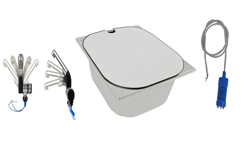 Waschbecken Spülbecken 325x265x150 + Wasserhahn + Pumpe + Abdeckung Camping T4/5