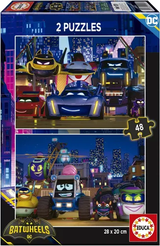 Educa - Puzzle 2x48 Batwheels - 40-99 dielov