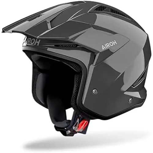 Airoh TRR II Color Jethelm - Dunkelgrau - XXL - Der Airoh TRR II Jethelm bietet optimalen Komfort und Sicherheit für Abenteuer auf zwei Rädern. Mit einem innovativen Lufteinlaufsystem und herausnehmbarem Innenfutter, ist er der perfekte Begleiter für jede Fahrt.