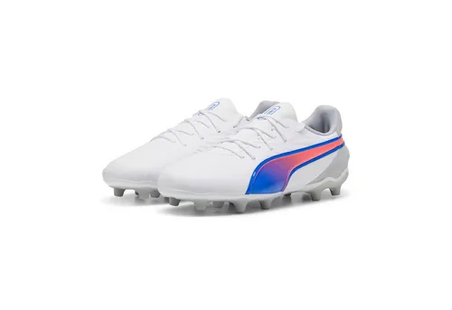 PUMA Unisex Kinder King Match FG/AG Jr Soccer Shoe - Fußballschuhe mit leichter TPU-Außensohle und hohem Slip-on-Design für optimalen Komfort, ideal für festen Boden und Kunstrasen.