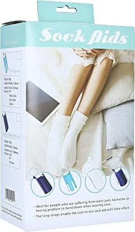 Anziehhilfe für Socken und Strümpfe