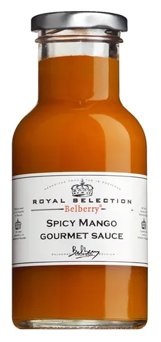 Belberry Spicy Mango Gourmet Sauce - Pikante Gourmet Sauce aus Mango 250ml