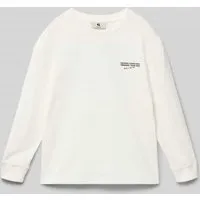 Garcia Longsleeve mit gerippten Abschlüssen in Weiss, Größe 176
