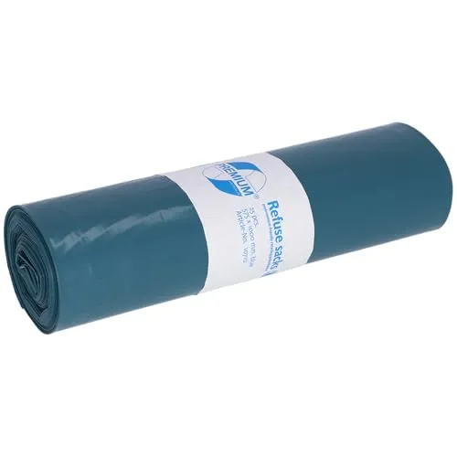 Müllsäcke DEISS PREMIUM blau, 50 my, 70 Liter