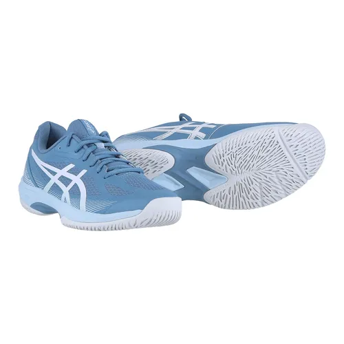 ASICS COURT HUNTER FF Hallenschuh für Herren, Gr. 42,5, Saba Blau/Weiß - Die ASICS COURT HUNTER FF Hallenschuhe bieten optimalen Komfort und Dämpfung für Hallensportarten wie Handball und Volleyball. Perfekt für intensives Training dank individueller Anpassungsmöglichkeiten.