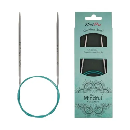 KnitPro 36098 Rundstricknadel Mindful 3,75 mm 80 cm englisch, Blaugrün