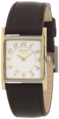 Boccia Damen-Armbanduhr Mit Lederarmband Style 3163-02 von Boccia Titanium