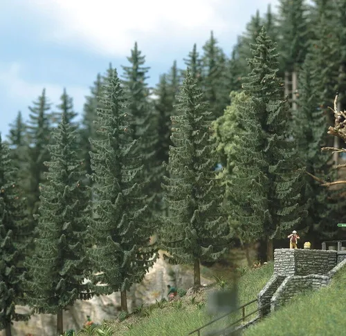 Busch 6131 2 Fichten 55 mm H0/N/TT/0 von Busch