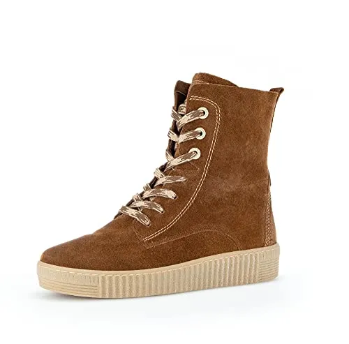 Gabor Damenschuhe Stiefeletten Schnürer Stiefel Braun Freizeit, Schuhgröße:EUR 39 | UK 6