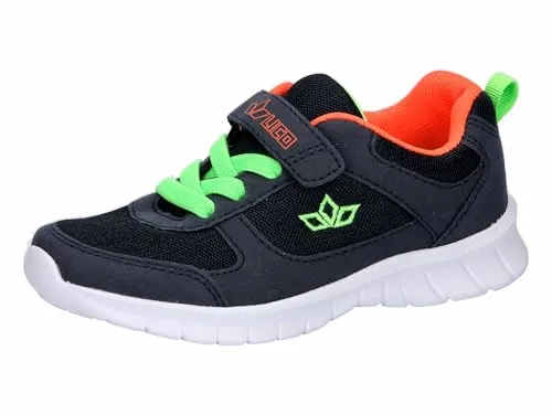 Lico Unisex Kinder Blaine Vs Sneaker, Marine Lemon Orange, 33 EU