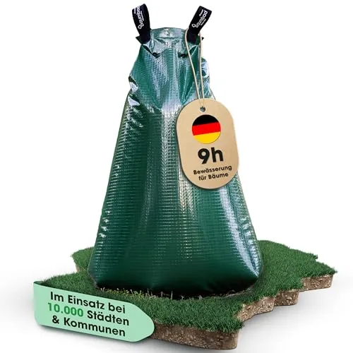 baumbad 1 Premium PE Bewässerungsbeutel 75 Liter, Polyethylen UV Beständig, Baumsack zur Bewässerung in Grün, mit Umweltfreundlicher Verpackung