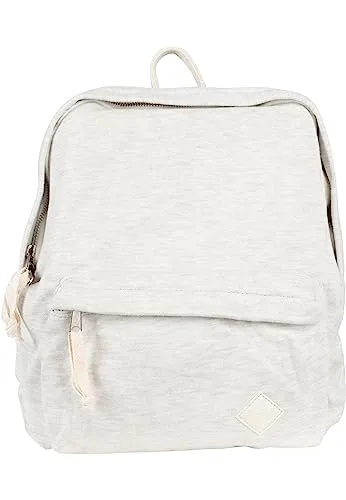 Urban Classics Unisex Sweat Backpack Elfenbein - Tagesrucksäcke mit großer Kapazität und mehreren Fächern für optimale Organisation, ideal für Schule, Arbeit und Freizeit.