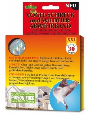 Florissa Vogel-Schreck und Wildtierabwehrband 30m