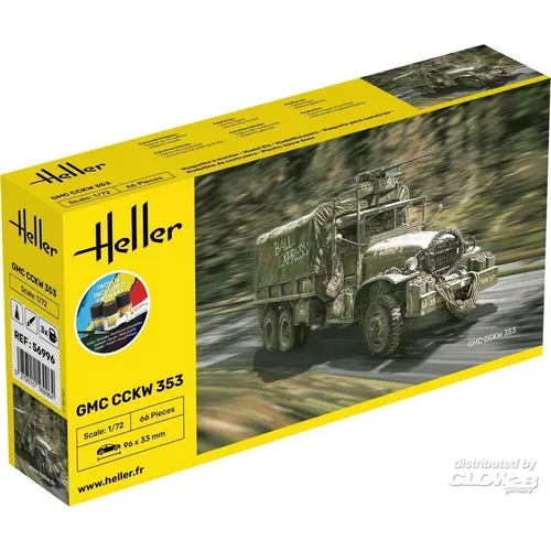 Heller 56996 STARTER KIT GMC CCKW 353 1:72 von HELLER