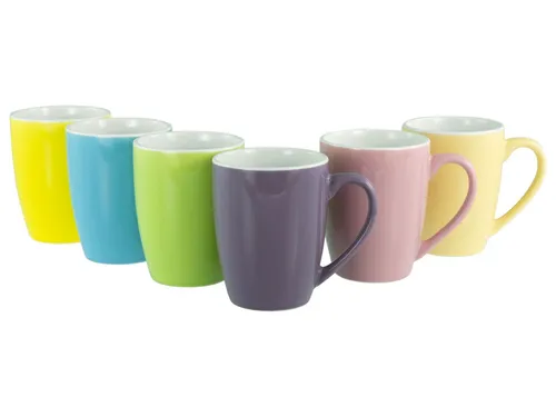 CreaTable - Universal - Kaffeebecher 6-tlg (Bunt)