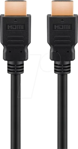 goobay Ultra High-Speed HDMI Kabel 8K 60 Hz, 5 m - HDMI-Kabel mit Ethernet für unkomprimierte 8K-Videos und HDR, ideal für Gamer und Filmliebhaber. Übertragungsrate bis zu 48 Gbit/s für optimale Signalqualität.
